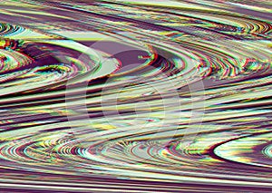 Glitch psychedelic background Old TV screen error Digital pixel noise abstract design Photo glitch Television signal