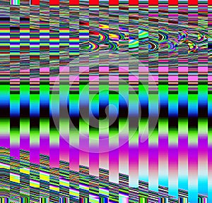 Glitch psychedelic Photo Noise background. Old TV screen error. Digital pixel noise abstract design. Television signal