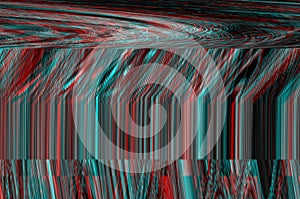 Glitch Space background. Old TV screen error. Digital pixel noise abstract design. Photo glitch. Television signal fail