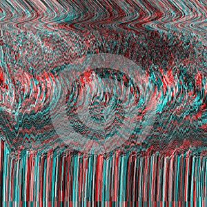 Glitch TV psychedelic Noise background Old screen error Digital pixel noise abstract design. Photo glitch. Television