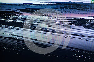 Glitch TV Screen