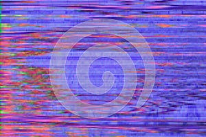 Glitch vhs background artifact noise, distortion design