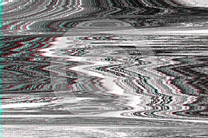Glitch vhs monochtome noise abstract,  distortion interference.glitch vhs monochtome background noise,  grunge artifact photo