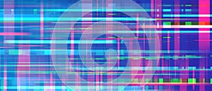 Glitchy digital signal visualization