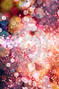 Glitter background. Holiday, Christmas, Valentines, Beauty and Nails abstract texture