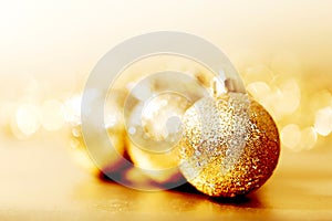 Glitter christmas balls