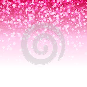 Glitter glow pink sparkles magical background. New