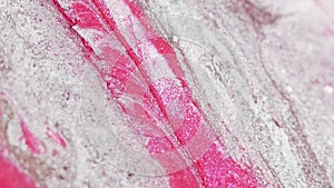 Glitter ink background paint mix pink white brown
