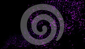 Glitter lights background.Abstract purple dark glitter fire particles lights texture or texture overlays