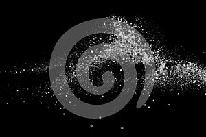 Glitter lights grunge black and white background for graphic design resources