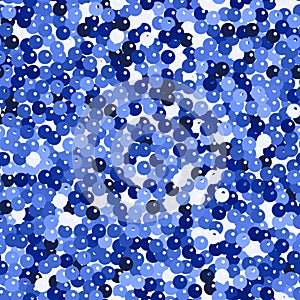 Glitter seamless texture. Admirable blue particles