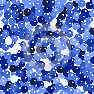 Glitter seamless texture. Admirable blue particles. Endless pattern made of sparkling spangles. Gorg