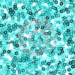 Glitter seamless texture. Admirable emerald particles. Endless pattern made of sparkling sequins. Ap