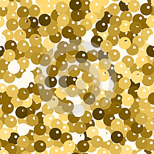 Glitter seamless texture. Admirable gold particles