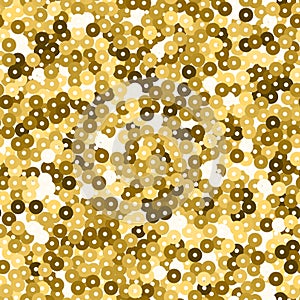 Glitter seamless texture. Admirable gold particles