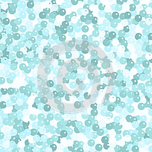 Glitter seamless texture. Admirable mint particles. Endless pattern made of sparkling spangles. Neat