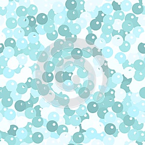 Glitter seamless texture. Admirable mint particles. Endless pattern made of sparkling spangles. Nice