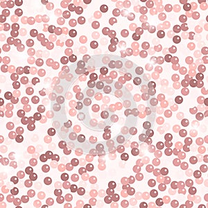 Glitter seamless texture. Admirable pink particles. Endless pattern made of sparkling spangles. Popu