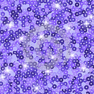 Glitter seamless texture. Admirable purple particl