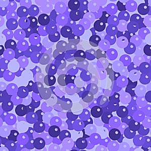 Glitter seamless texture. Admirable purple particles. Endless pattern made of sparkling spangles. Po