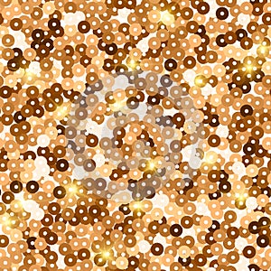 Glitter seamless texture. Admirable red gold parti