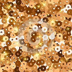 Glitter seamless texture. Admirable red gold parti