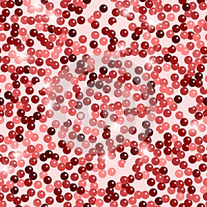 Glitter seamless texture. Admirable red particles. Endless pattern made of sparkling spangles. Shape
