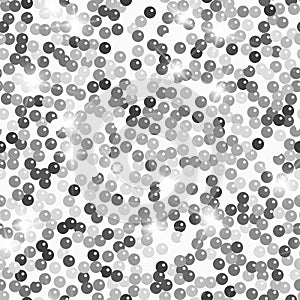 Glitter seamless texture. Admirable silver particles. Endless pattern made of sparkling spangles.