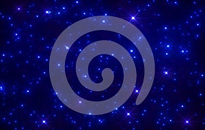 Glitter Star Space Background