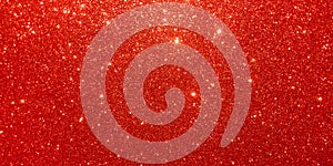 red glitter textured background.