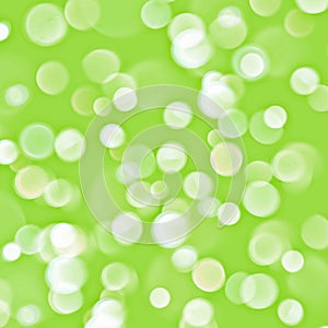 Glittering circles pattern drawn on green abstract background, graphic design illustration wallpaper