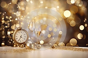 Glittering New Years Eve party background with