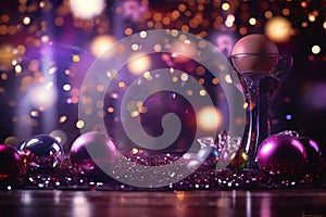 Glittering New Years Eve party background with