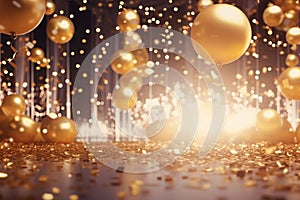 Glittering New Years Eve party background with