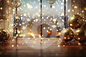 Glittering New Years Eve party background with