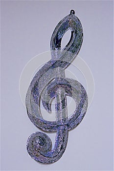 Glittering Treble Clef