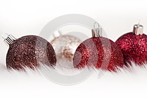 Glittery Christmas Ornaments