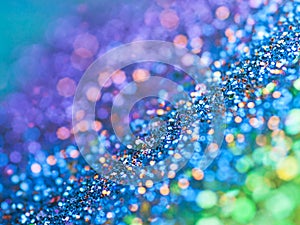 Glittery Sparkle Background Rainbow Bokeh photo