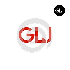 GLJ Logo Letter Monogram Design photo
