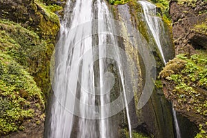 Gljufurarfoss waterfall - Iceland.