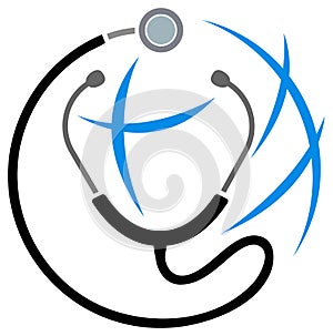 Glob and stethoscope photo