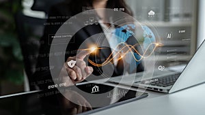 Global AI and data processing system with digital earth interface Latch