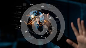 Global AI and data processing system with digital earth interface Latch