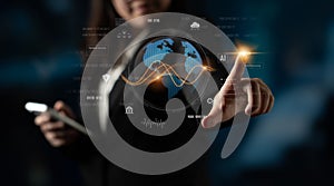 Global AI and data processing system with digital earth interface Latch