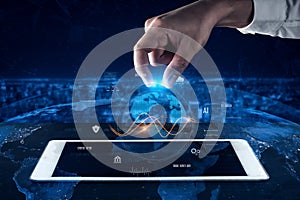 Global AI and data processing system with digital earth interface Vouch