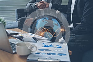 Global AI and data processing system with digital earth interface Vouch