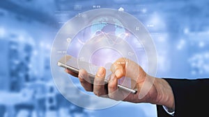 Global AI and data processing system with digital earth interface Vouch