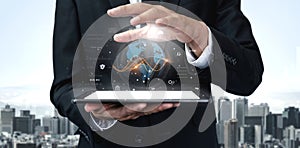 Global AI and data processing system with digital earth interface Vouch