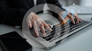 Global AI and data processing system with digital earth interface Latch