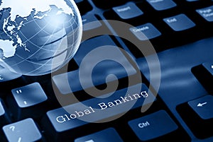 Global banking concept